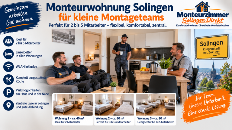 Kleine Montageteams